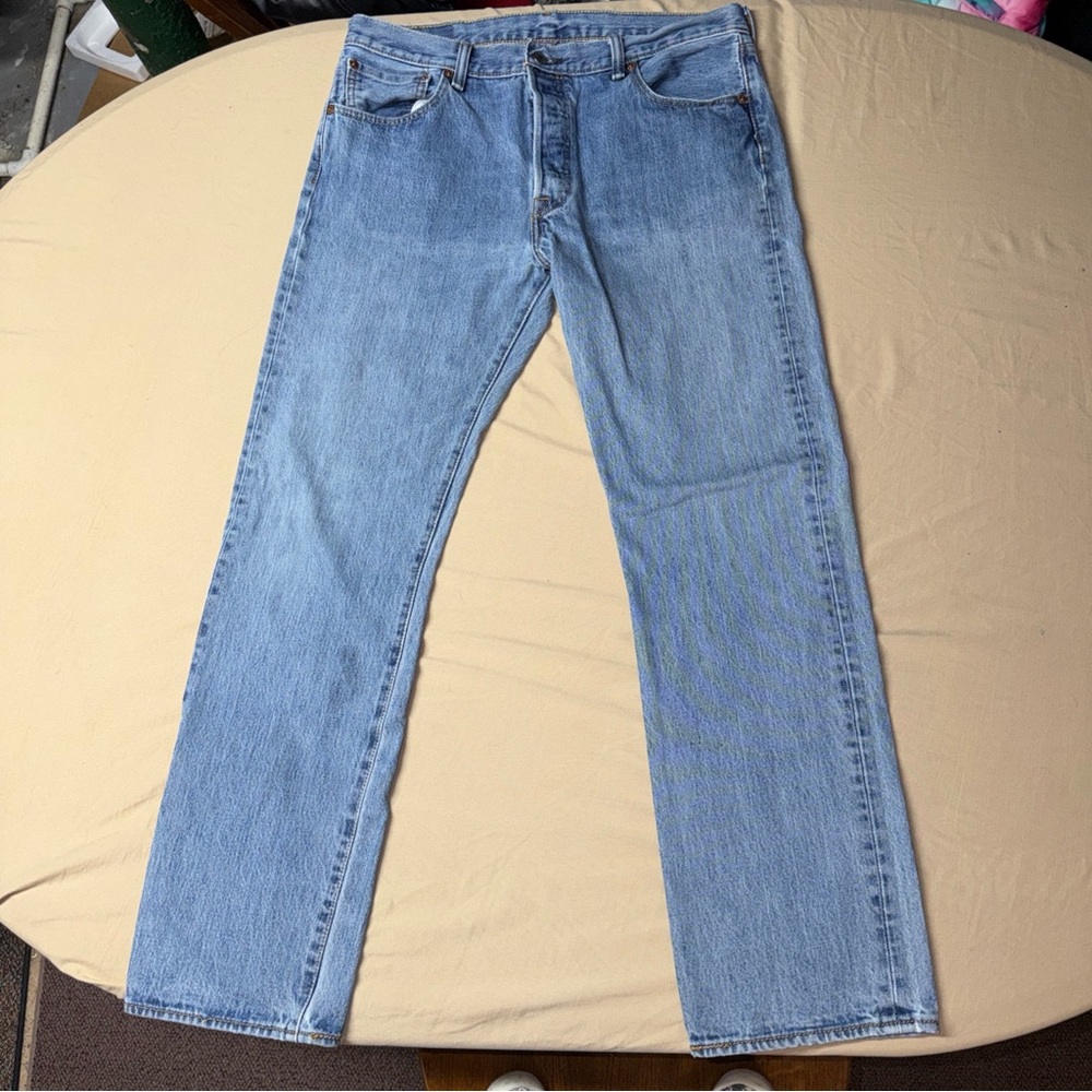 Levi's Light Blue Straight Jeans